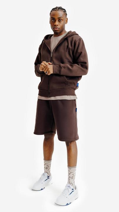 Image du produit Decathlon Sweat zippé mixte, Elementals, marron (S)
