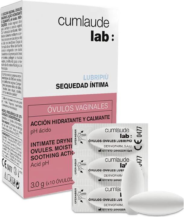 Immagine prodotto Cumlaude Lubripiú Ovuli Vaginali Cura Femminile 10 Unità (Lozione per il lavaggio intimo)