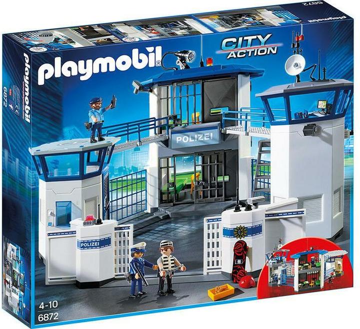 Polizei-Kommandozentrale mit Gefängnis (6872, Playmobil City Action)