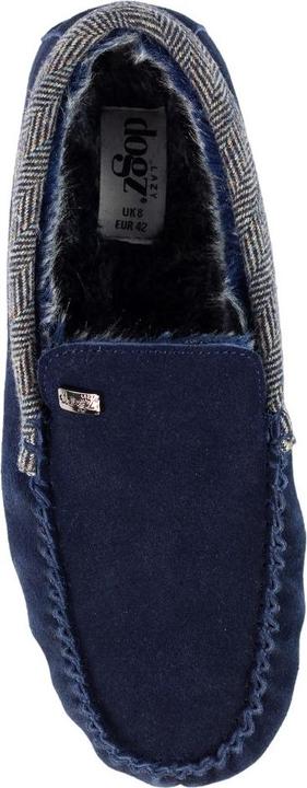 Actual product image Lazy Dogz Mens Worley Suede Slippers (41)