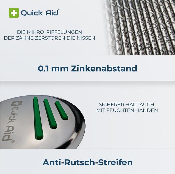 Image du produit Quick Aid Peigne à poux et lentes