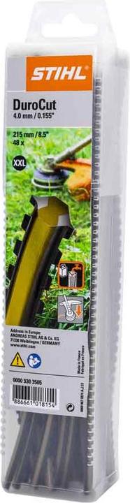 Actual product image Stihl 9303505 DuroCut 40-4 thread pieces black (Mowing robot, Trimmer line + line spool)