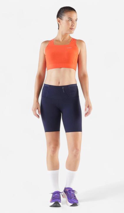 Image du produit Kiprun Short cycliste running femme - run 900 light bleu marine (XXS)