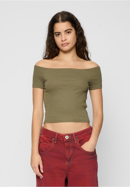 Image du produit Urban Classics Ladies Off Shoulder Rib Tee 2-Pack - 60065 (M)