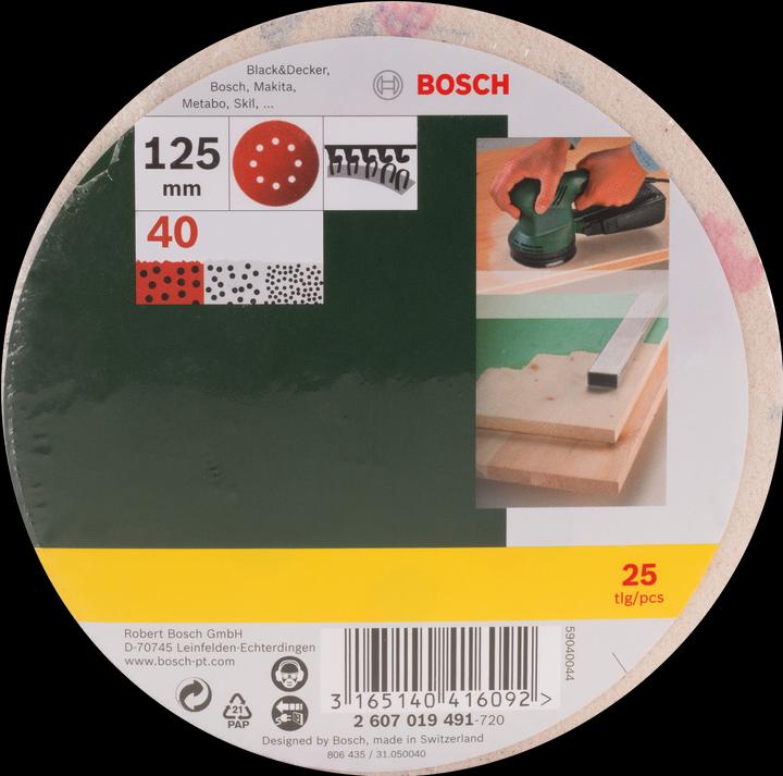 Productafbeelding Bosch Zubehör Schuurvel set (40)
