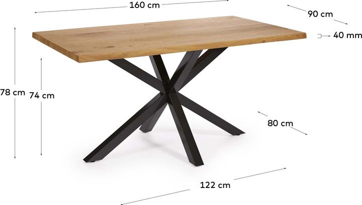 Actual product image Kave Home Argo (90 x 160 cm)