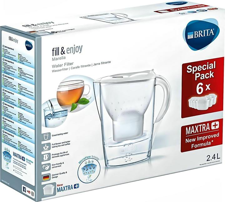 Produktbild Brita Marella + 6 Filterkartuschen (2.40 l)