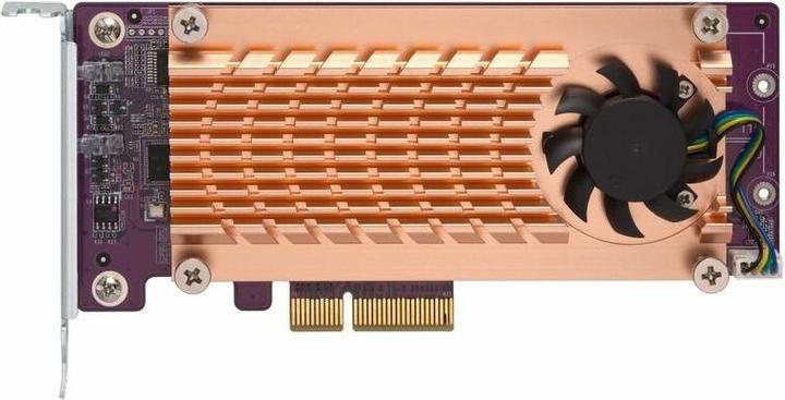 Actual product image QNAP ACC QM2-2S-220A, Dual M.2 22110/2280 SATA SSD expansion card (PCIe Gen2 x2)