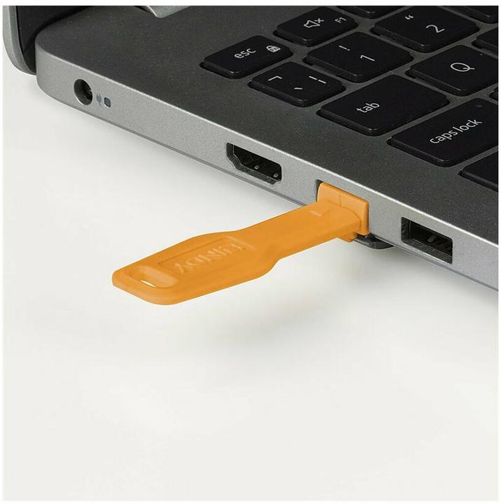 Image du produit Lindy RJ45 Port Locks Orange 10 pcs+ 1 clé (47897)