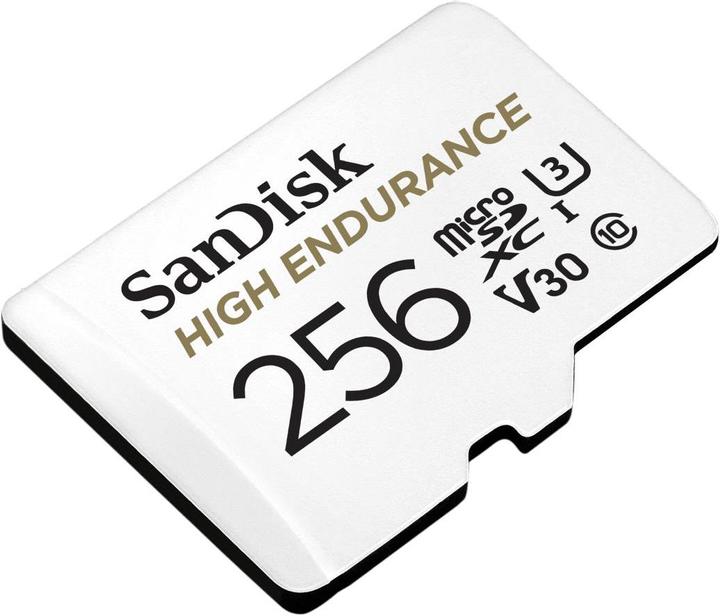 Image du produit SanDisk High Endurance (256 Go, microSDXC, U3, UHS-I)