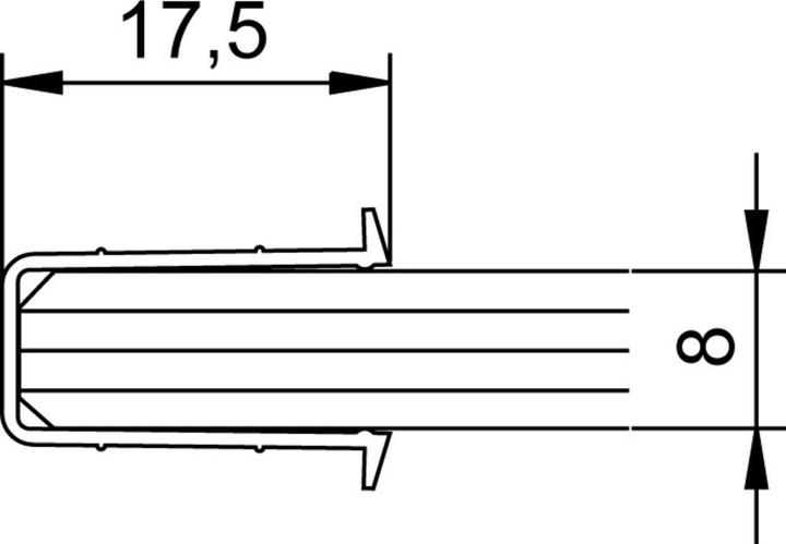 Actual product image Dormakaba Glass protection profiles GRAL
