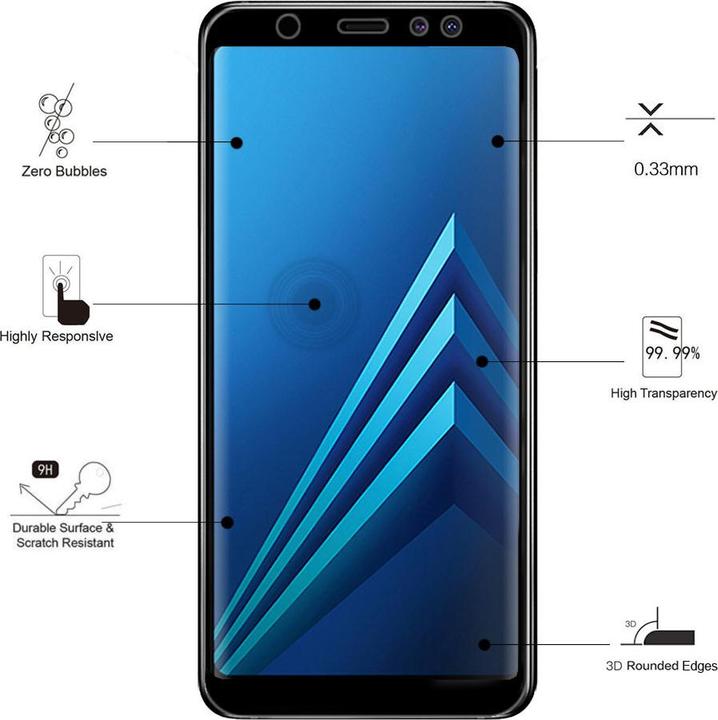 Produktbild Eiger Mountain Glass Clear Edge (1 Stück, Samsung Galaxy A6+)