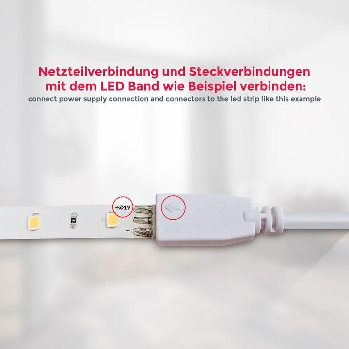 Produktbild B.K.Licht LED Beleuchtungs-Set, 2m, 112xLED, weiss (200 cm, Indoor)