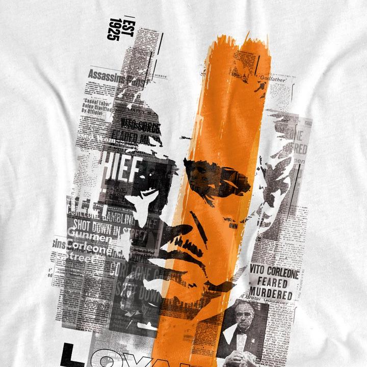 Immagine prodotto The Godfather Maglietta Don Vito Corleone Striscia di Giornale Uomo (4XL)