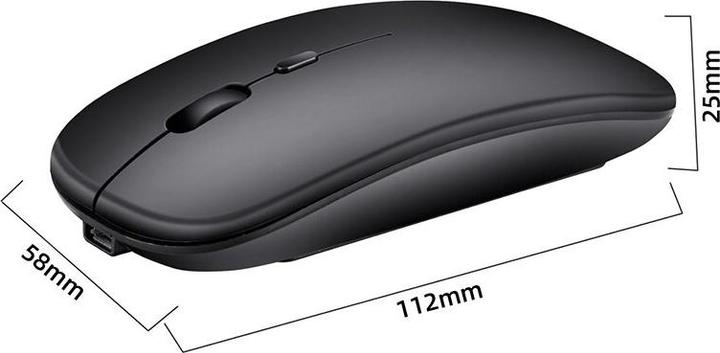 Actual product image PhoneLook Wireless Bluetooth Mouse 2.4 Ghz + 1200dpi micro USB Magic Black matt (Wireless)