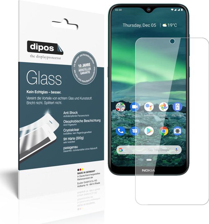 Produktbild Dipos Displayschutz Anti-Shock (2 Stück, Nokia 2.3)