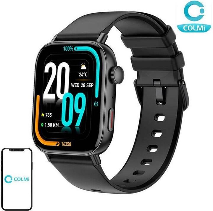Actual product image Colmi C8 Max Smartwatch (Black)