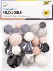 Actual product image Folia Felt balls
