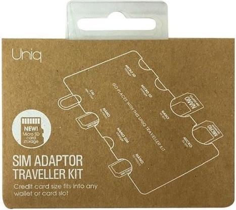 Uniq Sim Adapter Traveller Kit 7in1 organiser
