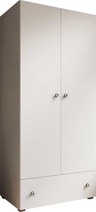 Produktbild ADRK Furniture Schrank Emily mit Drehtüren und einem griff in Form eines Balls (80 cm)