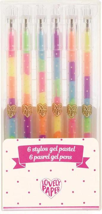 Actual product image Djeco 6 Pastel gel pens (Multicoloured, 6 x)