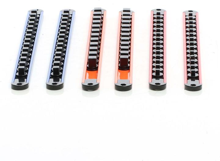 Actual product image XPOtool 6x 360° Rotating Socket Wrench Organiser made of ABS for 80 Box Spanners 1/2", 1/4", 3/8&q