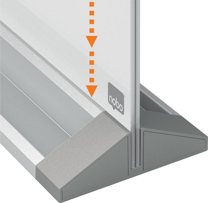 Productafbeelding Nobo Bureaublad magnetisch 1905265 wit briljant (60 x 43 cm)