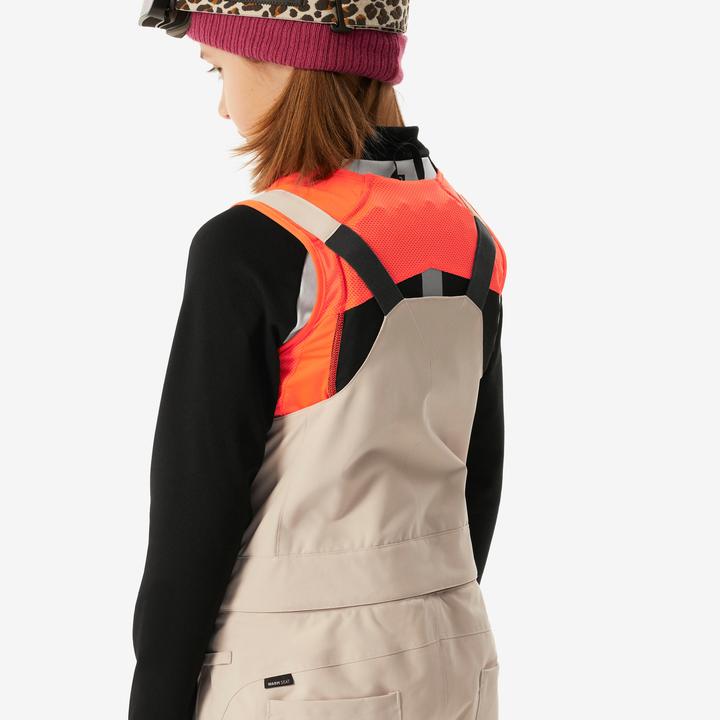 Produktbild Wedze Snowboardhose Latzhose Kinder Piste - 500 weiss (152)