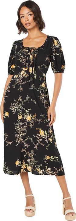 Dorothy Perkins Midikleid Doppel Vorderer Bindeverschluss