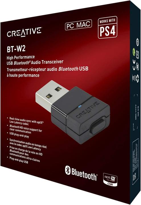 Image du produit Creative BT-W2 Émetteur-récepteur Bluetooth USB