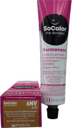 Immagine prodotto Matrix So Colour Pre-Bonded 6Nv 90Ml (6NV Biondo scuro Viola neutro)