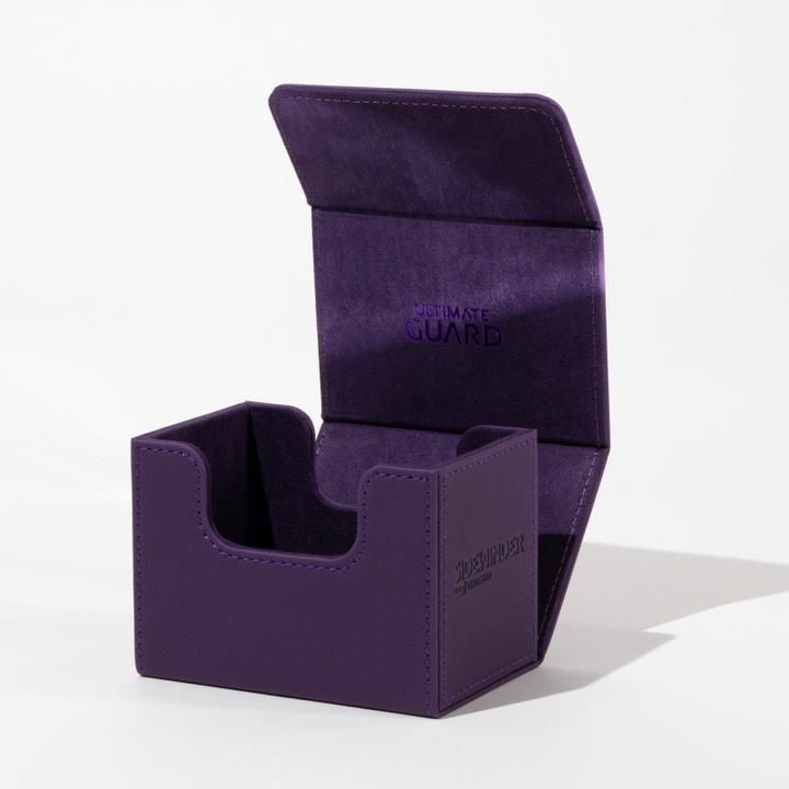 Actual product image Ultimate Guard Card Box XenoSkin Sidewinder Monocolor 80+ Purple