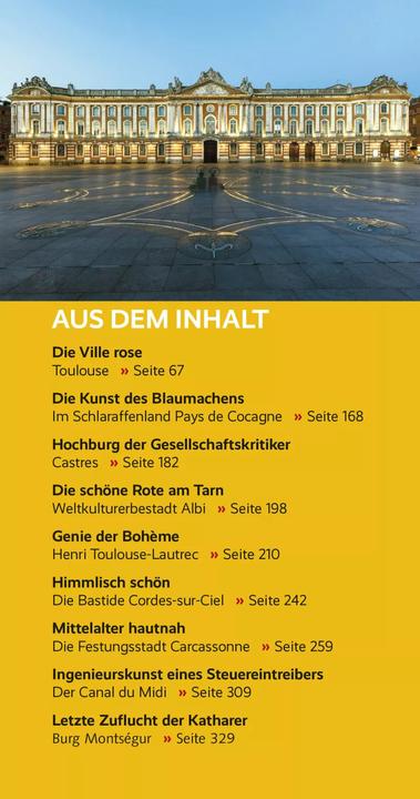 Produktbild Reiseführer Toulouse, Albi, Carcassonne (Deutsch, Heike Bentheimer, 2022)