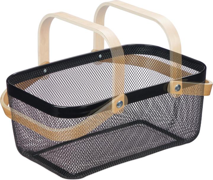 Actual product image Relaxdays Wire basket (1 x, 43 x 27 x 17.5 cm)