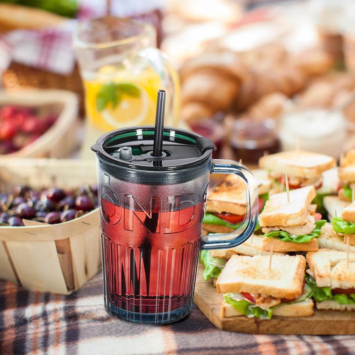 Actual product image Relaxdays 4x Glass cup (0.45 l, 1 x)