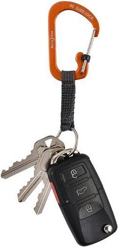 Immagine prodotto Nite Ize Moschettone in alluminio con anello portachiavi SlideLock