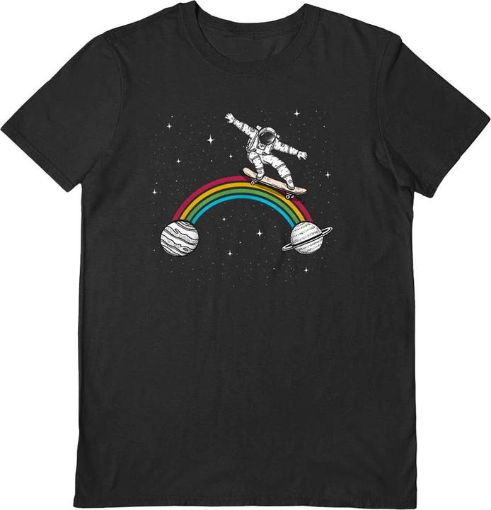 Spacey Gracey Space Skater Boy TShirt Erwachsene (L)