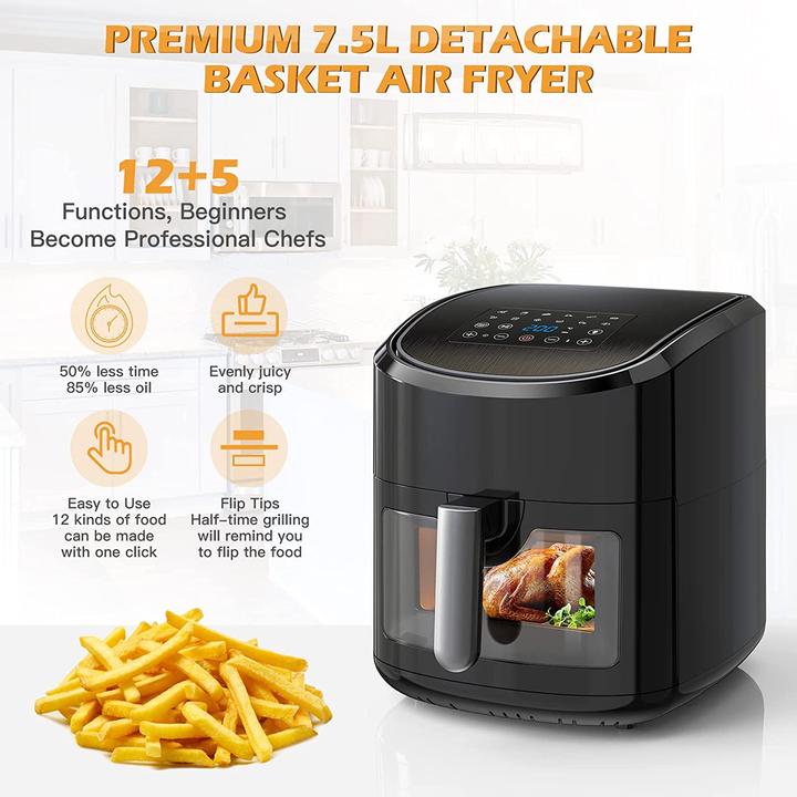 Actual product image Euary Hot air fryer