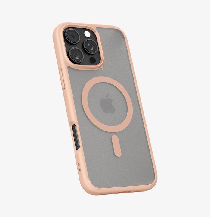 Immagine prodotto Spigen Cover posteriore ultra ibrida in TPU rosa/trasparente magnetica per Apple iPhone 16 Pro (Apple iPhone 16 Pro)