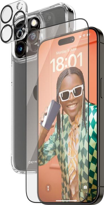 Image du produit PanzerGlass Pack 3 en 1 (1 pièce(s), Apple iPhone 15 Pro Max)