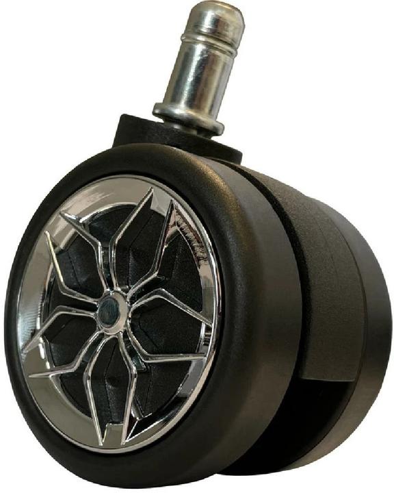 Produktbild LC-Power Rollen LC-CASTERS-2-DRIFT 5er Set Chrom