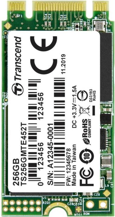 Produktbild Transcend Interne M.2 PCIe NVMe SSD 2242 MTE452T (256 GB, M.2 2242)