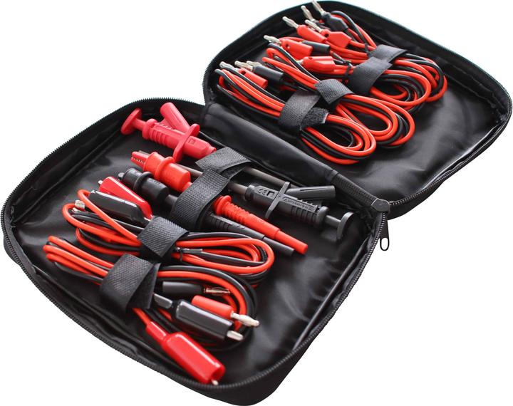 Actual product image Peaktech Messzubehör-Set, P 8201, für Labornetzgeräte mit 4 mm Steckern
