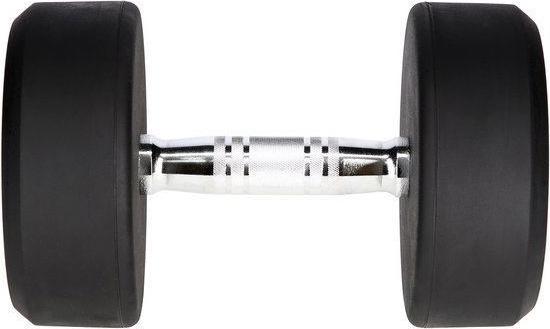 Actual product image HMS Rubberised dumbbell 18kg HG PRO 18 (1 x 18 kg)