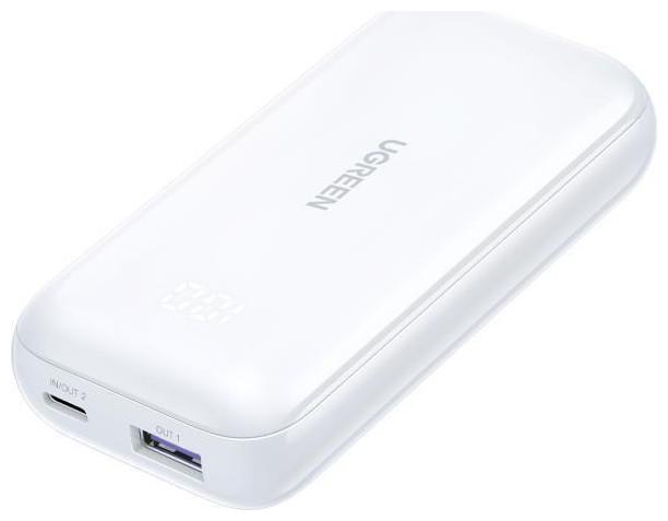 Produktbild Ugreen Power Bank 10000mAh 30W Power Delivery / Quick Charge 3.0 Λευκό (10000 mAh, 30 W, 30 Wh)