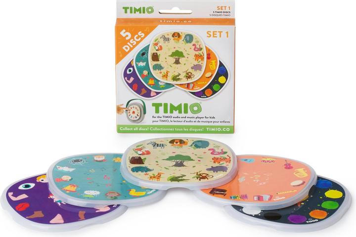 Immagine prodotto Timio Set di dischi audio 1 (Francese, Italiano, Tedesco, Portoghese, Spagnolo, Inglese, Islandese, Cinese, Olandese)