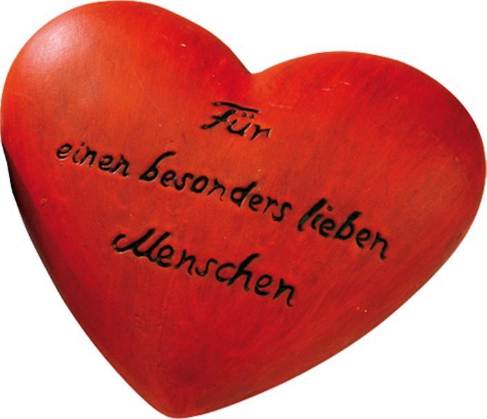 Legler OHG Deko Herz rot "...lieben Menschen"