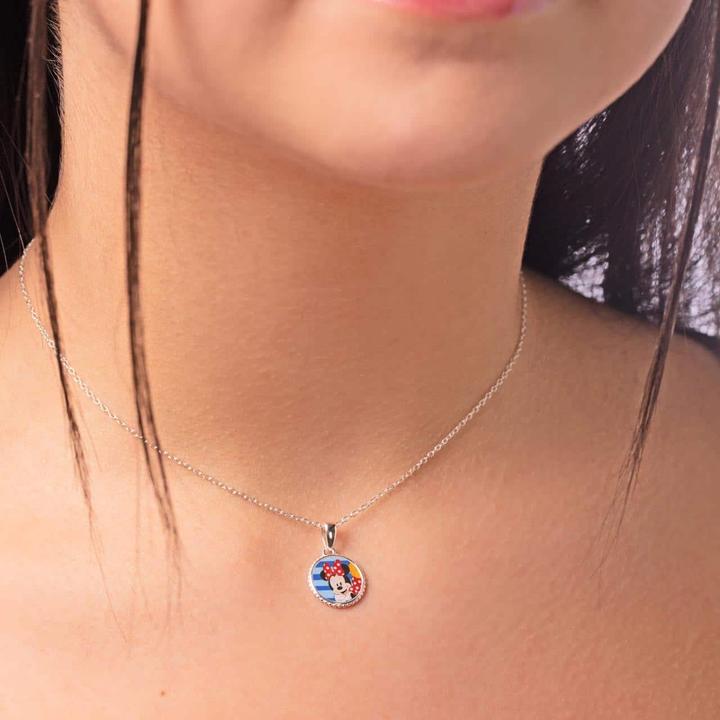 Immagine prodotto Disney Collana Minnie Mouse, Argento 925 (Argento 925, 35 - 40,5 cm)