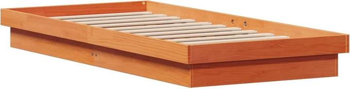 Produktbild VidaXL Bett mit LED-Beleuchtung Kiefer (120 x 190 cm)