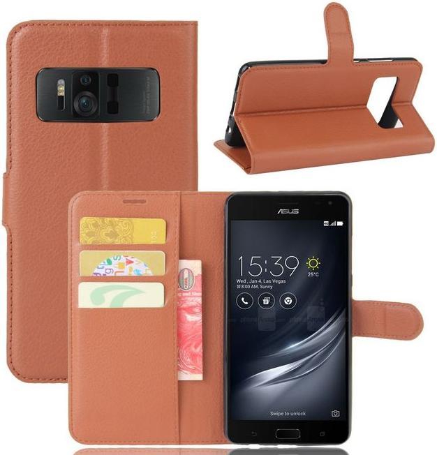 Produktbild MU Classic Leder Hülle mit Litchitextur (Asus Zenfone AR)